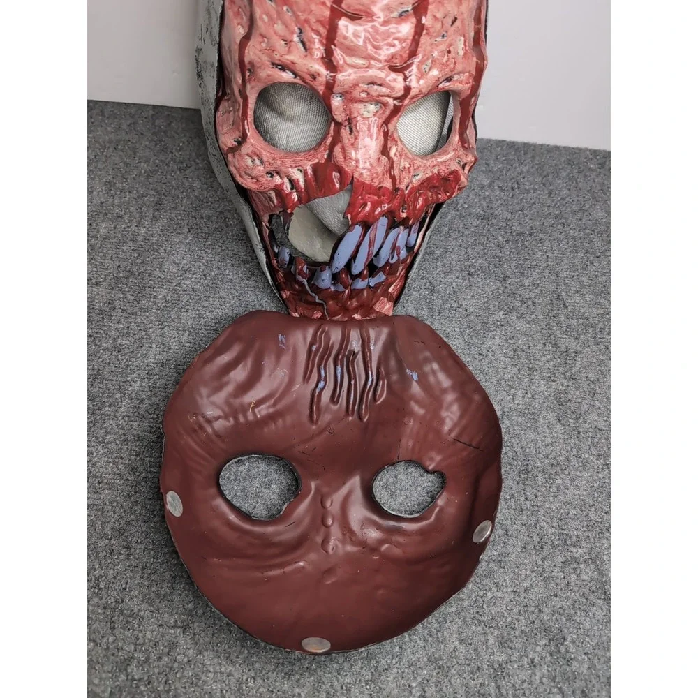 Night‎ Freak Ripper Mask Spirit Halloween Horror Rare Face Skin Falls Off